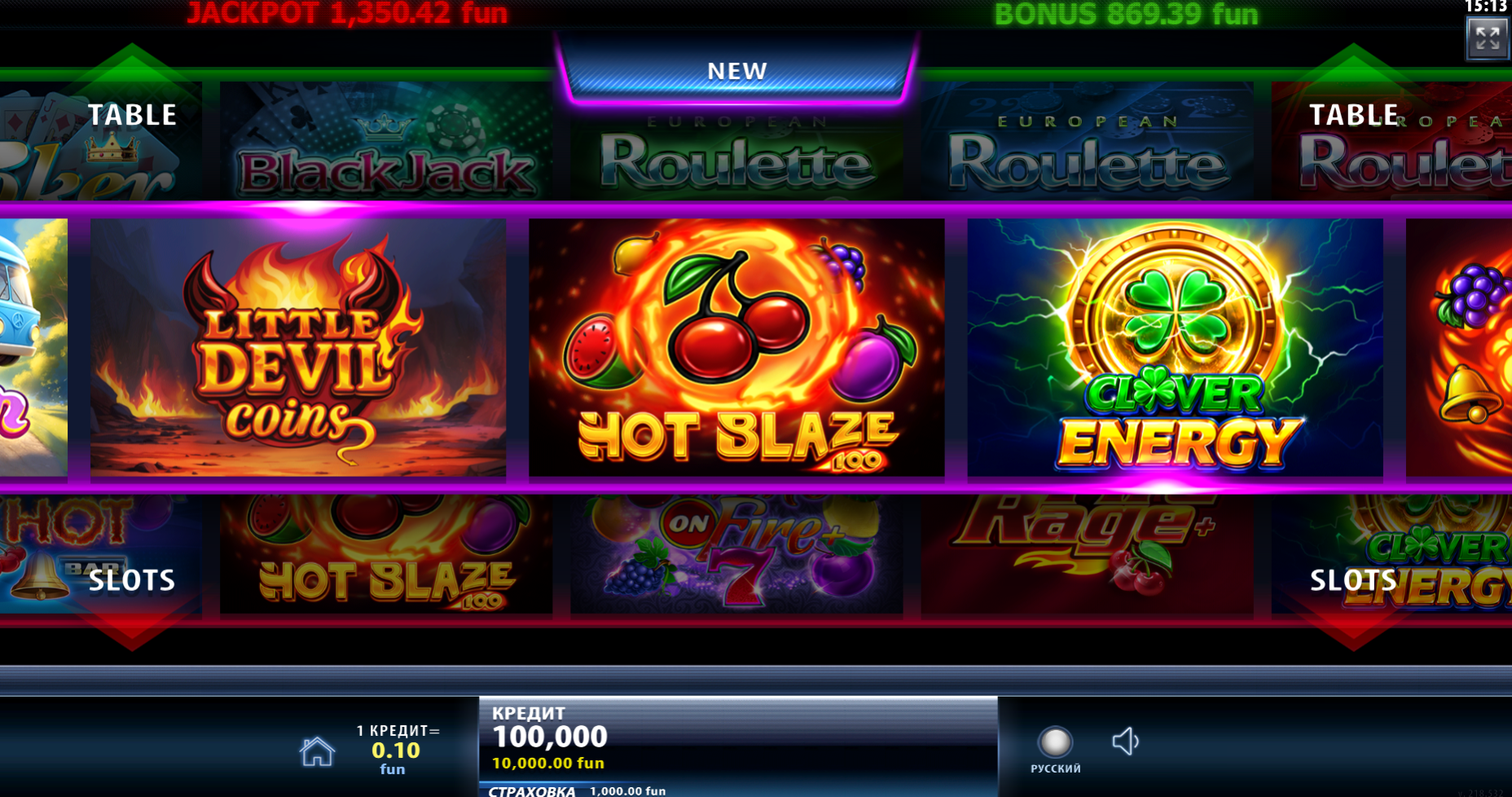 Главная страница онлайн казино ChampionCasino